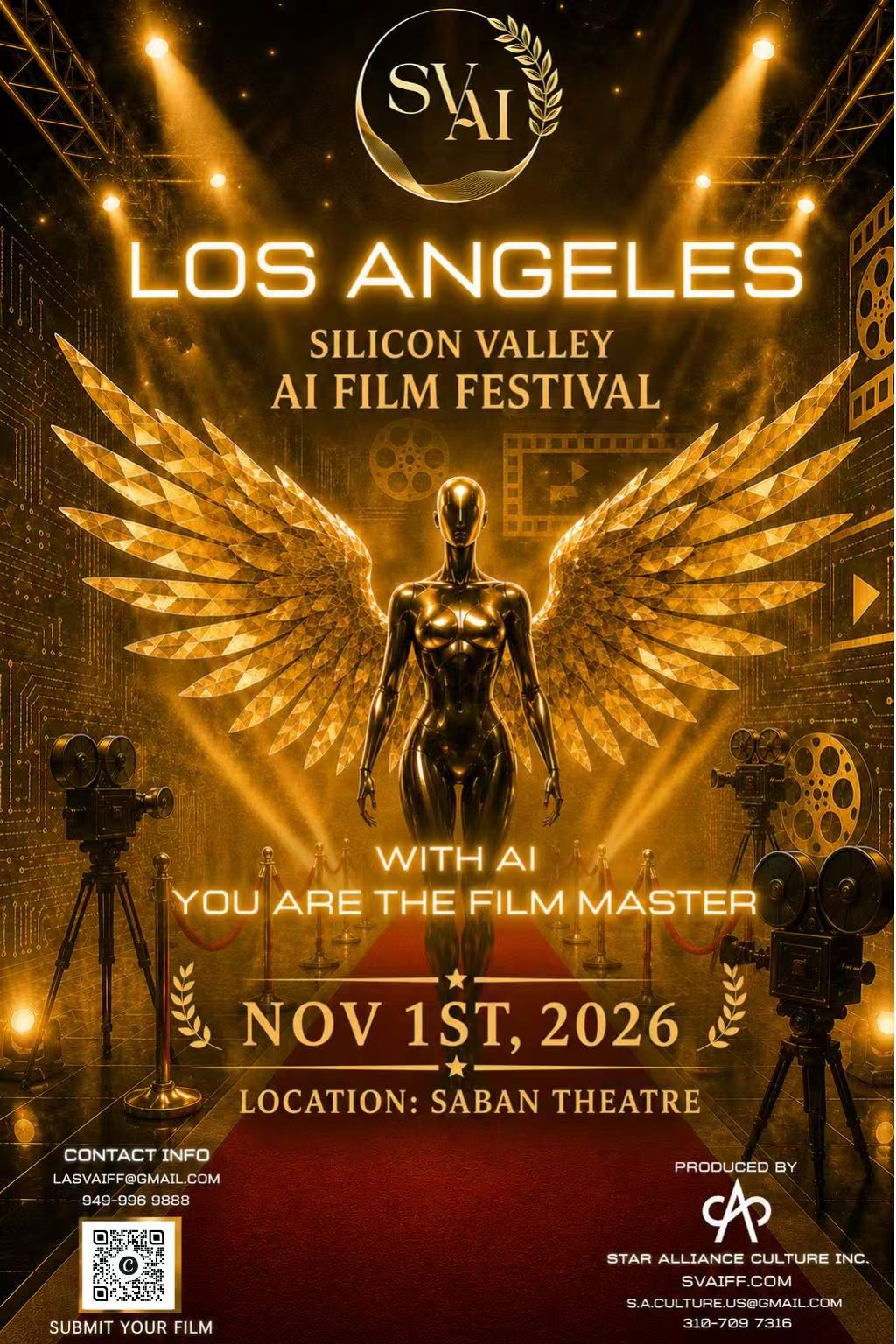 Silicon Valley AI Film Festival Los Angeles November 1 2026